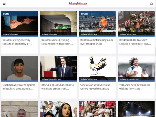 Bradford Telegraph and Argus android App screenshot 0